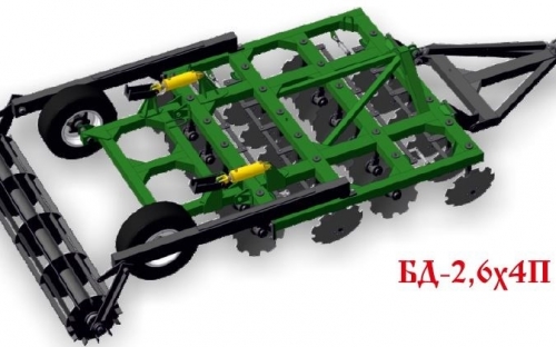 Фото Почвообрабатывающая техника Борона дисковая прицепная 3,2х4